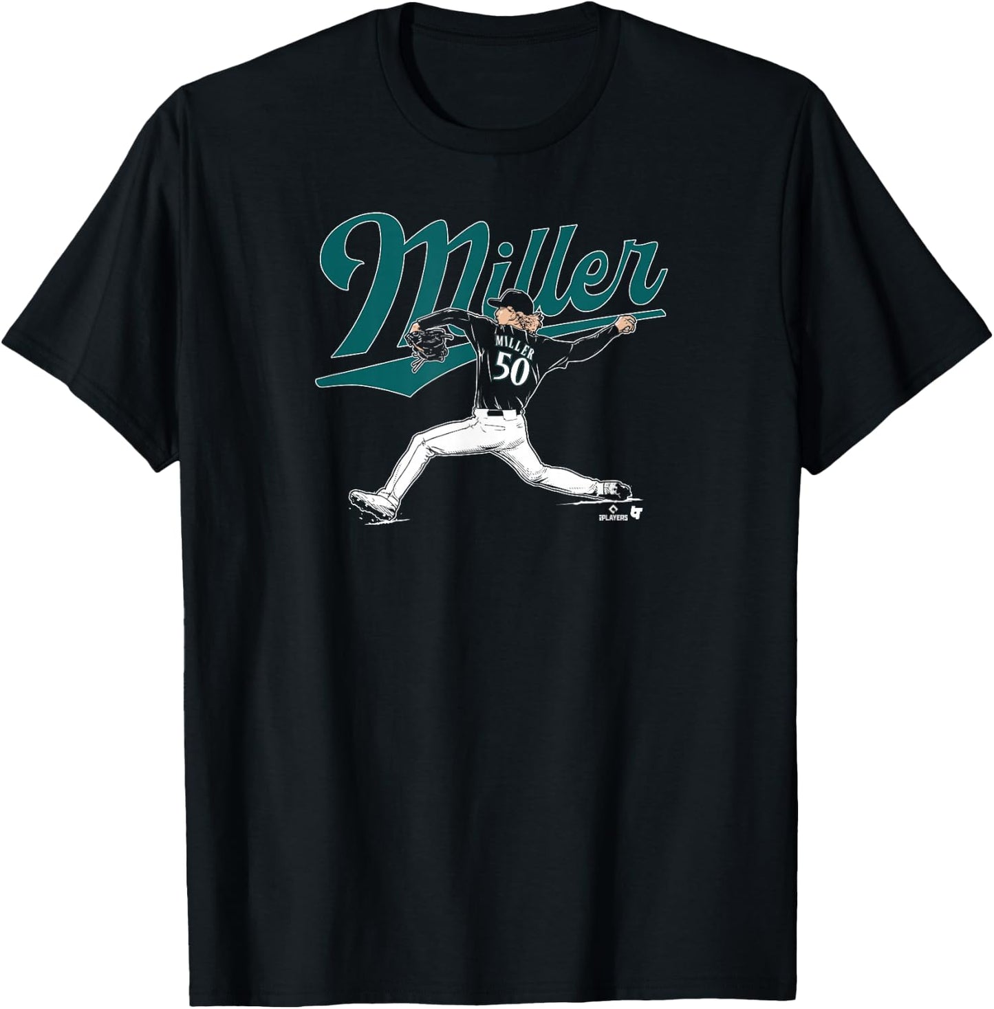 Bryce Miller - Seattle Baseball T-Shirt - T-Shirt | Black
