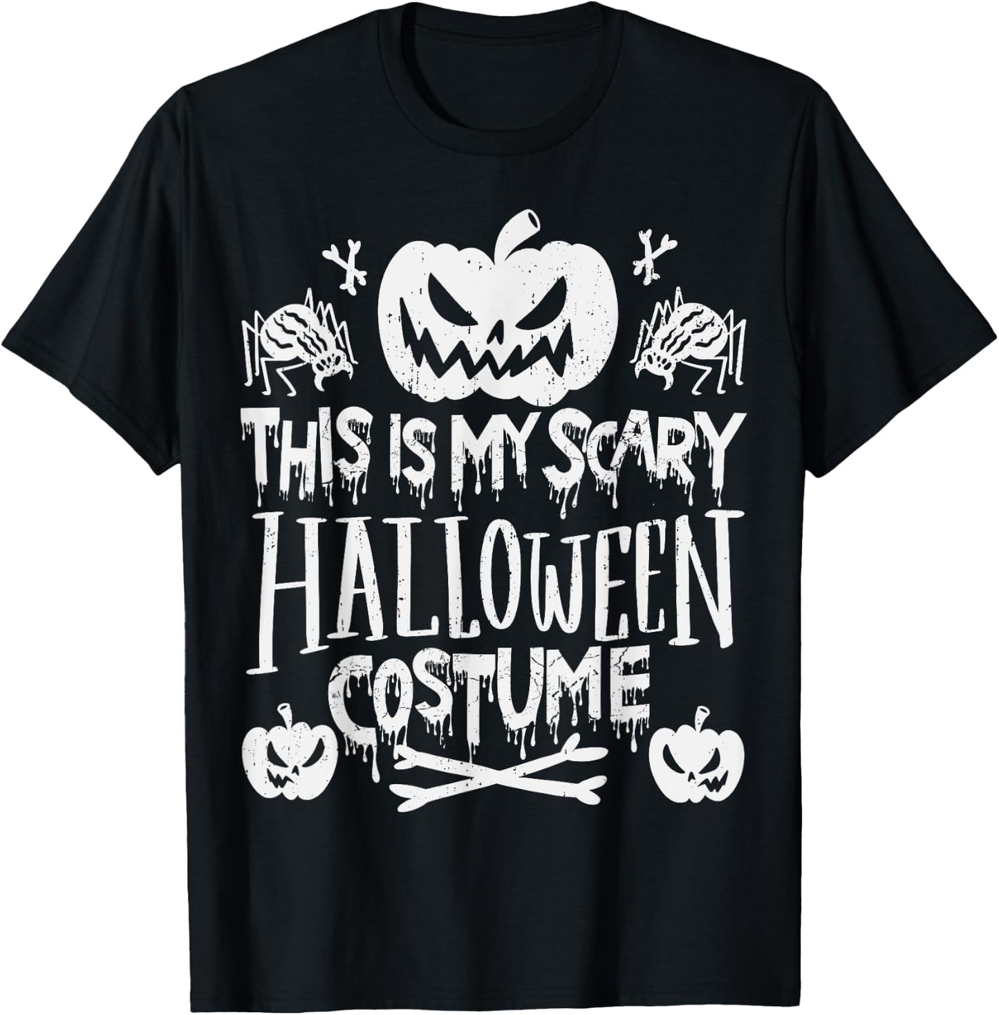This Is My Scary Halloween Costume T-Shirt - T-Shirt | Black