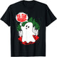 Va Fan Ghoul Women Italian Funny Halloween Ghost T-Shirt - T-Shirt | Black