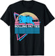 Rolling Fatties Funny Cat Retro T-Shirt - T-Shirt | Black