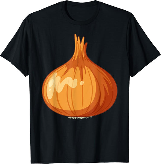 Funny Halloween Onion Cheap Last Minute Kawaii Costume T-Shirt - T-Shirt | Black