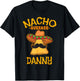 Nacho Average Danny Personalized Name Funny Taco T-Shirt - T-Shirt | Black