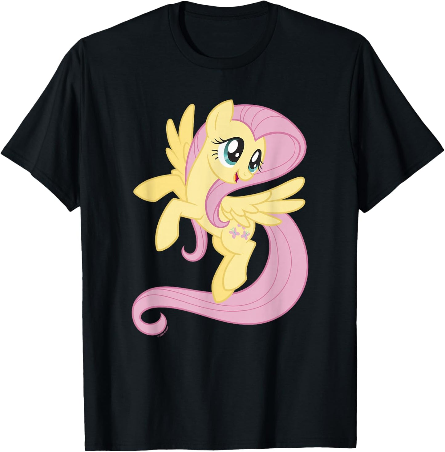 My Little Pony: Friendship is Magic Big Fluttershy Portrait T-Shirt - T-Shirt | Black