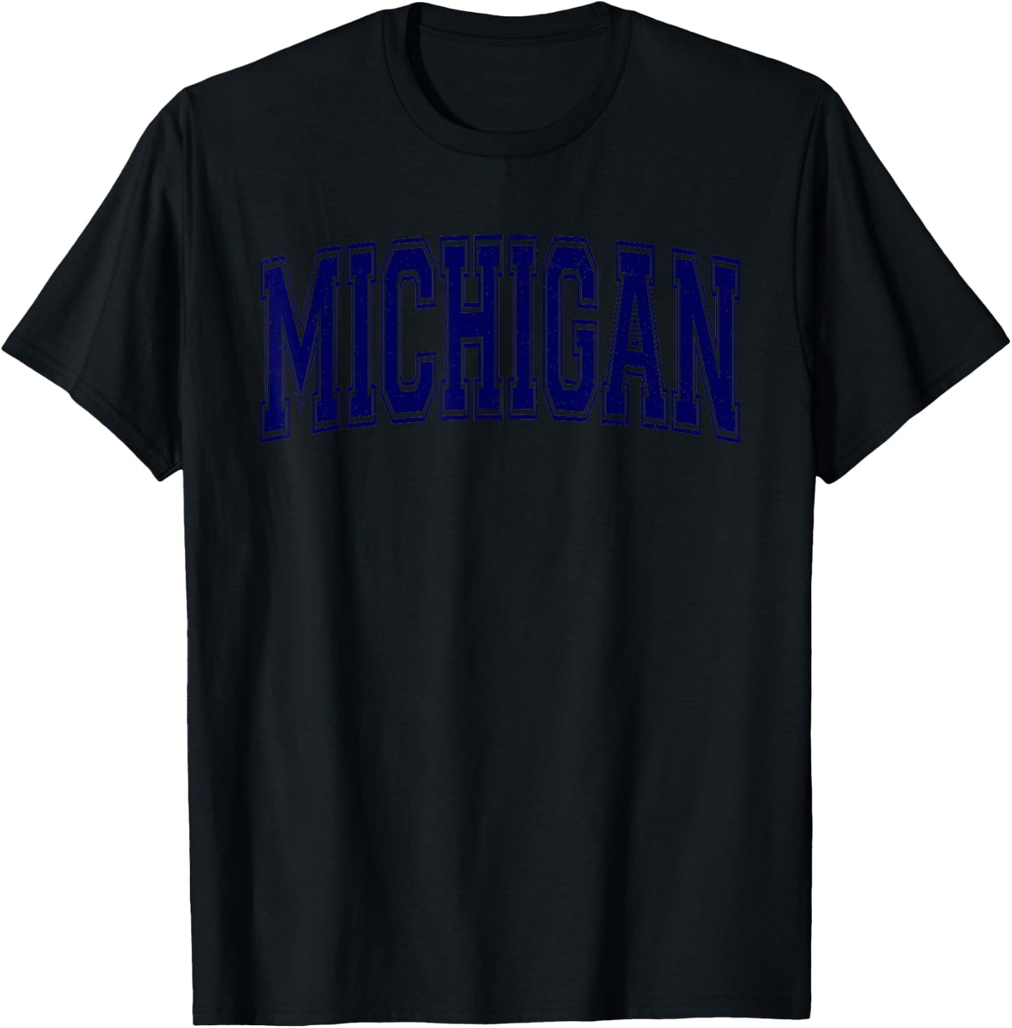 Michigan Varsity Sports Athletic Jersey Style T-Shirt - T-Shirt | Black