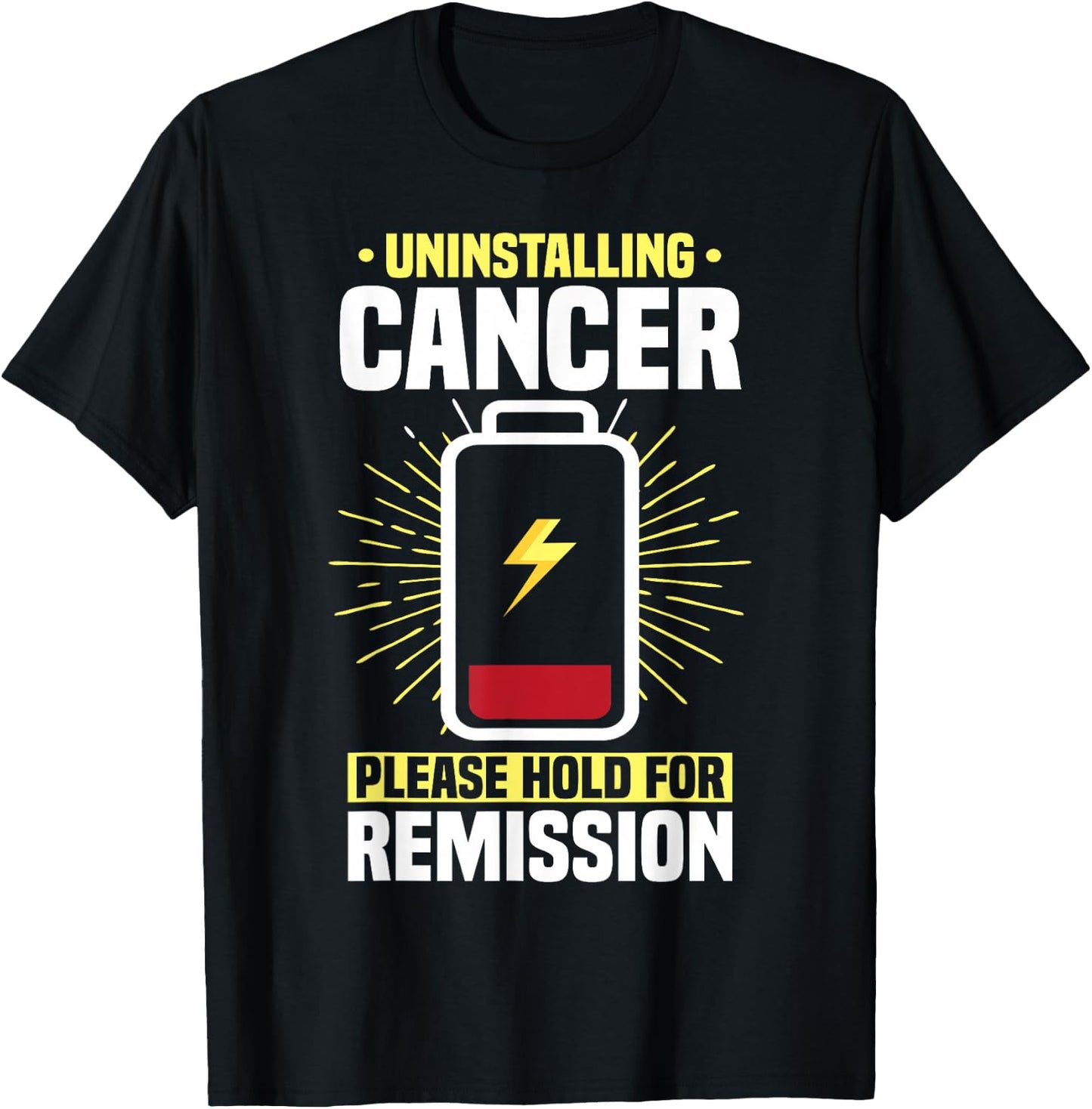 Warrior Chemotherapy Chemo Fighter T-Shirt - T-Shirt | Black