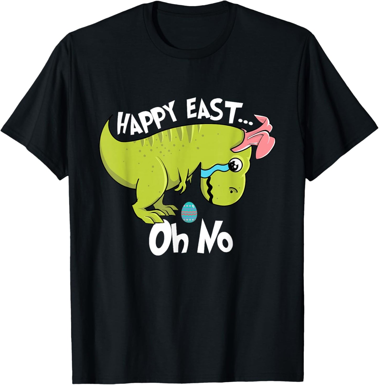Happy East - Crying Easter Sunday Egg Hunters T-Shirt - T-Shirt | Black