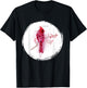 Vintage Cherry Blossom Bird Animal Sakura Red Cardinal T-Shirt - T-Shirt | Black