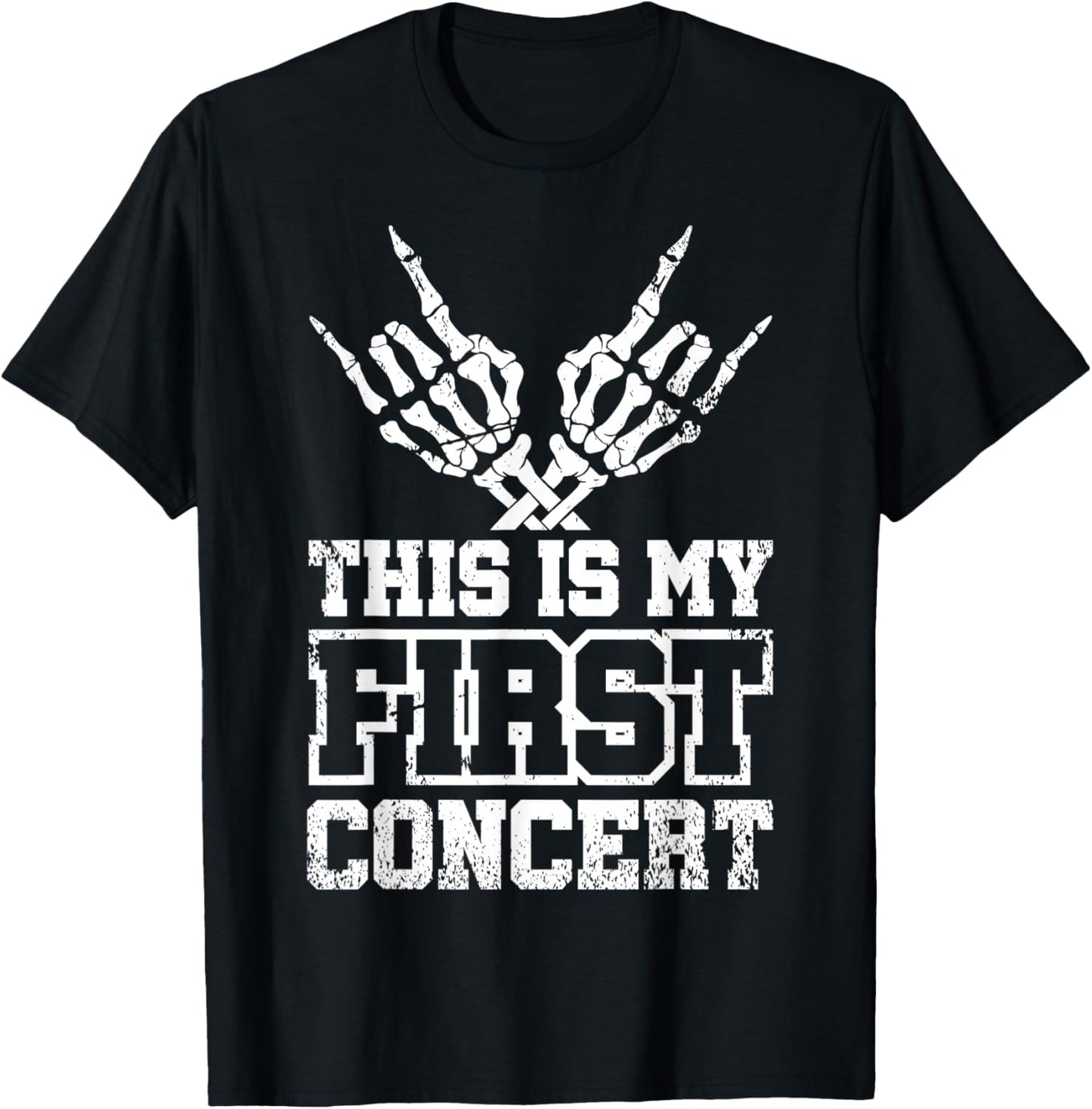 This Is My First Concert T-Shirt - T-Shirt | Black