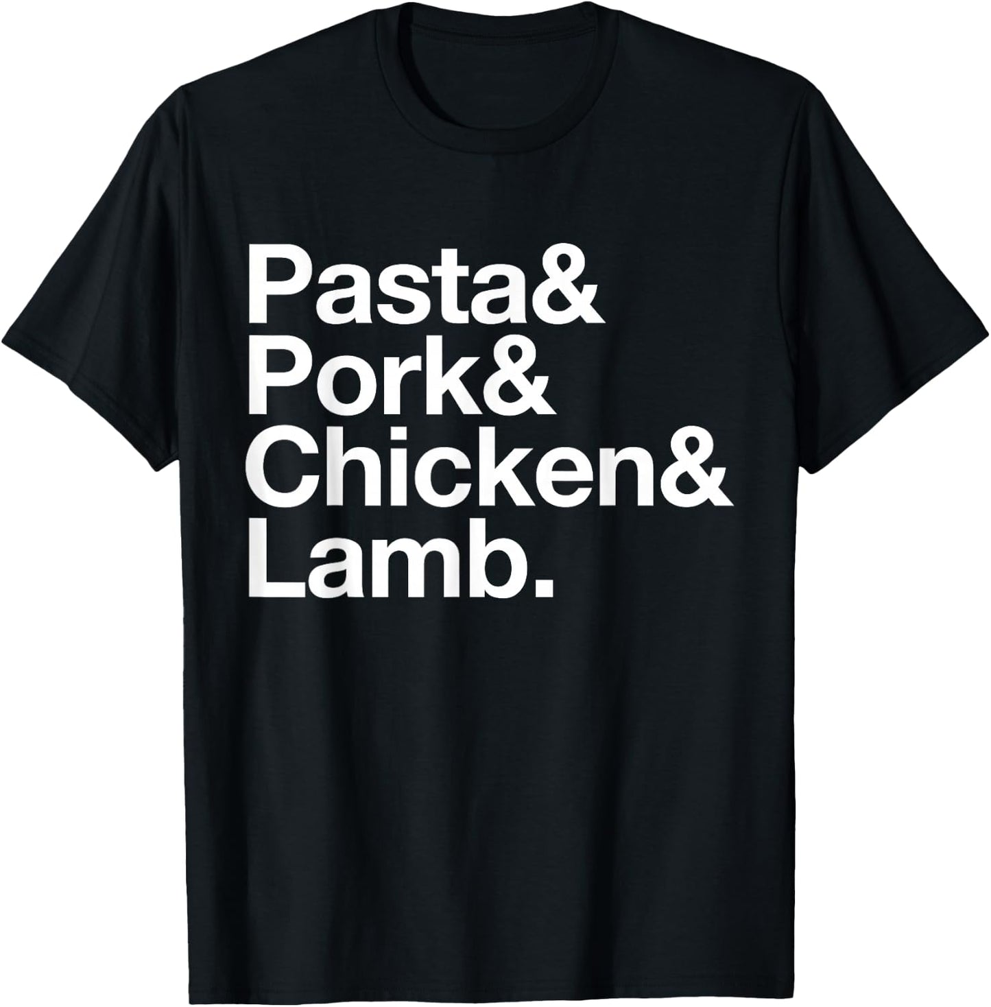 The Art of Pasta, Pork, Chicken & Lamb T-Shirt - T-Shirt | Black