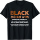 Black Mixed With Shea Butter African American Melanin T-Shirt - T-Shirt | Black