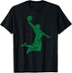 Basketball Player Typography Word Art T-Shirt - T-Shirt | Black
