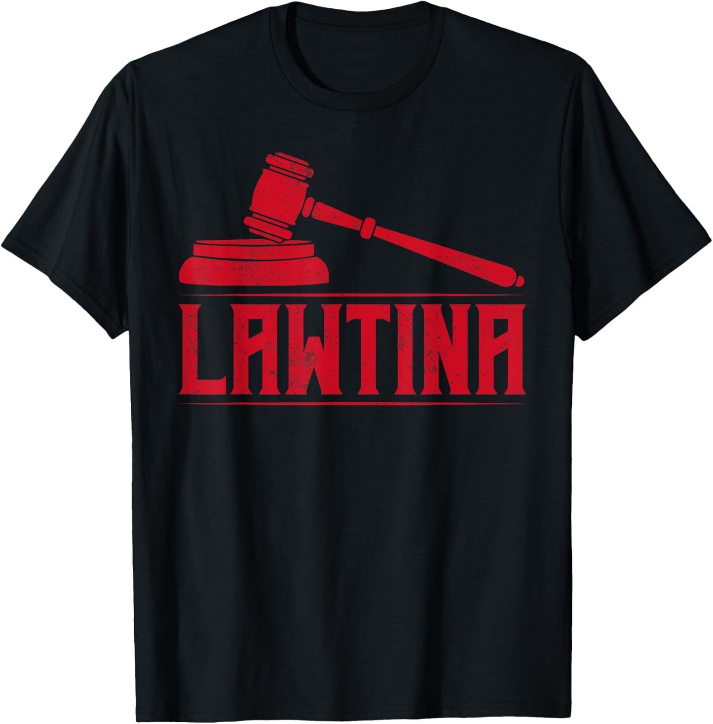Lawtina Latina Pride Latin America Latina Power Judge Lawyer T-Shirt - T-Shirt | Black