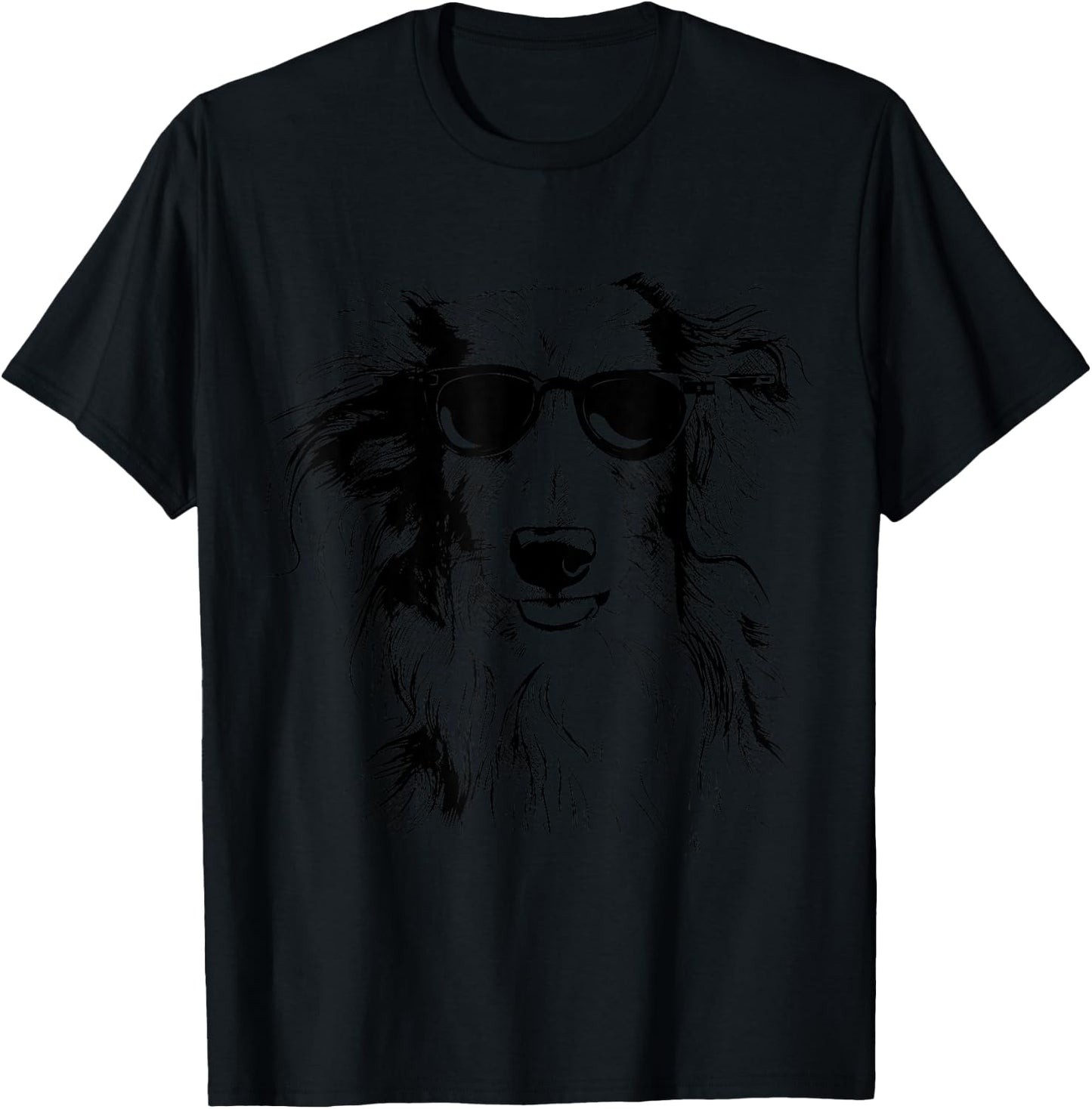 Silken Windhound Sketch Drawing Art Dog Lover Mom Dad Women T-Shirt - T-Shirt | Black