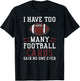 Card Collector: I Have Too Many Footbal... American Football T-Shirt - T-Shirt | Black