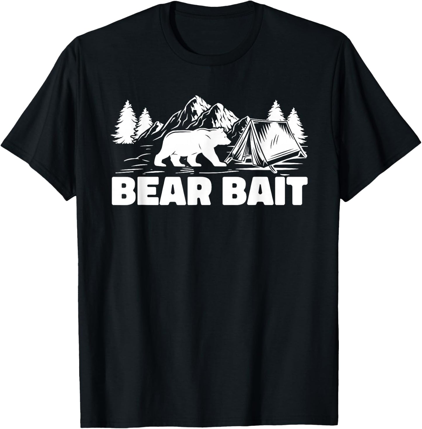 Scout Bear Nature Uniform - Wilderness Scouting T-Shirt - T-Shirt | Black