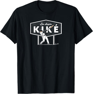 Kiké Hernandez - L.A. Kiké - Los Angeles Baseball T-Shirt - T-Shirt | Black