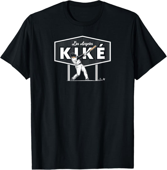 Kiké Hernandez - L.A. Kiké - Los Angeles Baseball T-Shirt - T-Shirt | Black