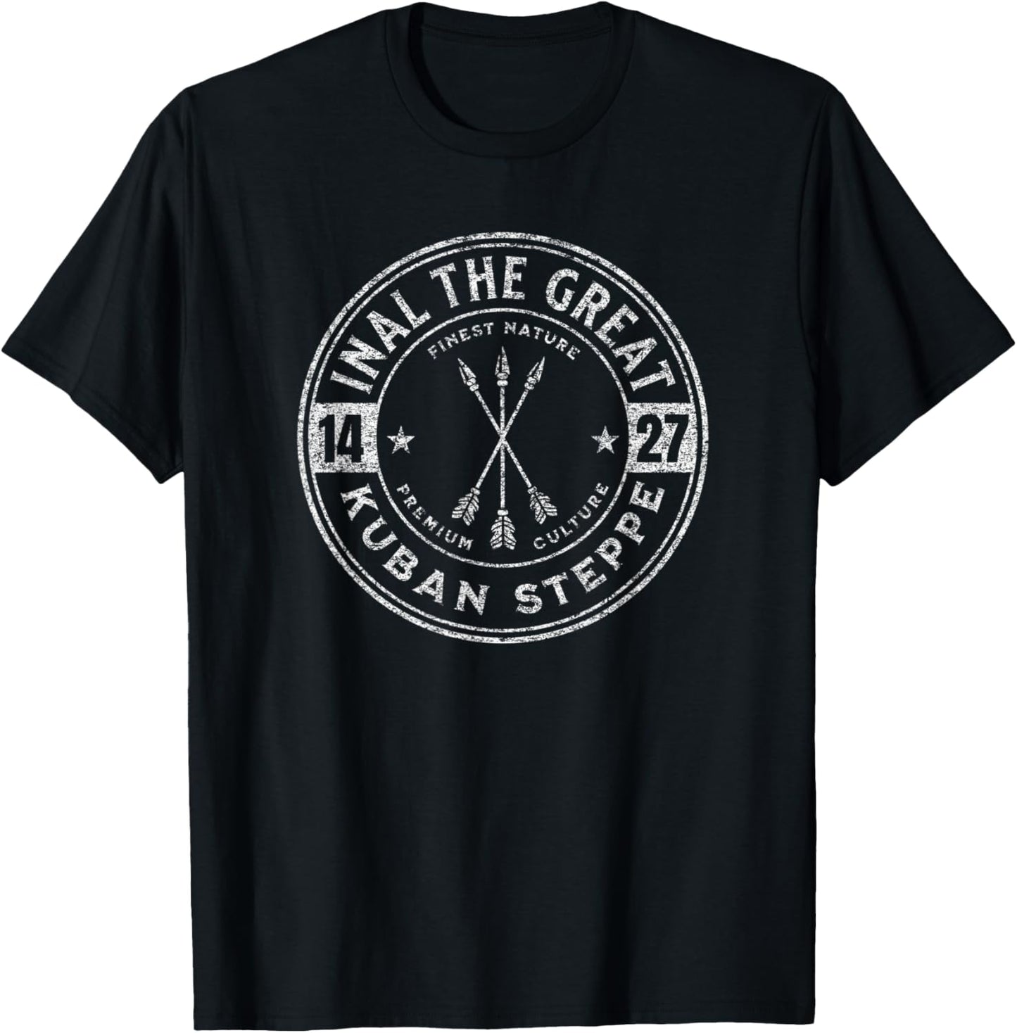 Inal the Prince of Circassia 1427 Adyghe Kabardian Abkhazia T-Shirt - T-Shirt | Black