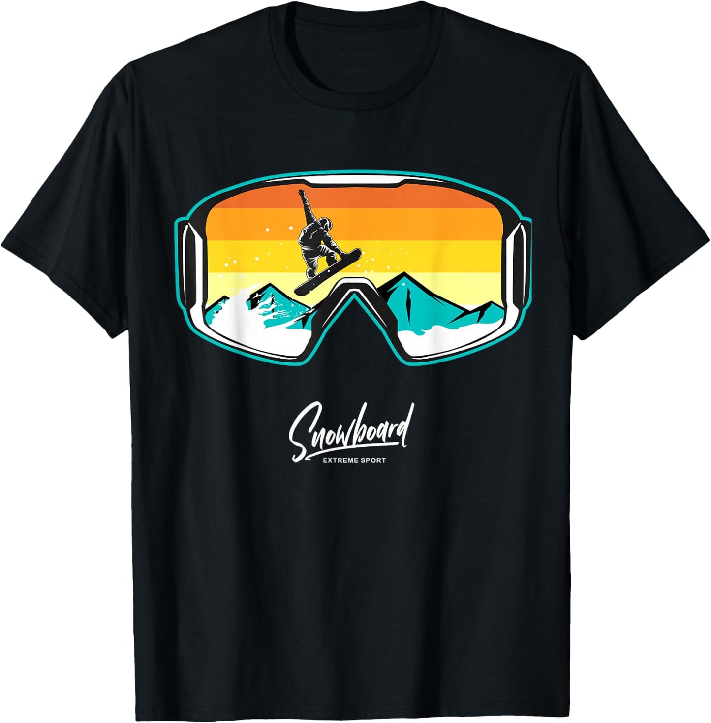 Snowboarder Snow Boarding Snowboarders T-Shirt - T-Shirt | Black