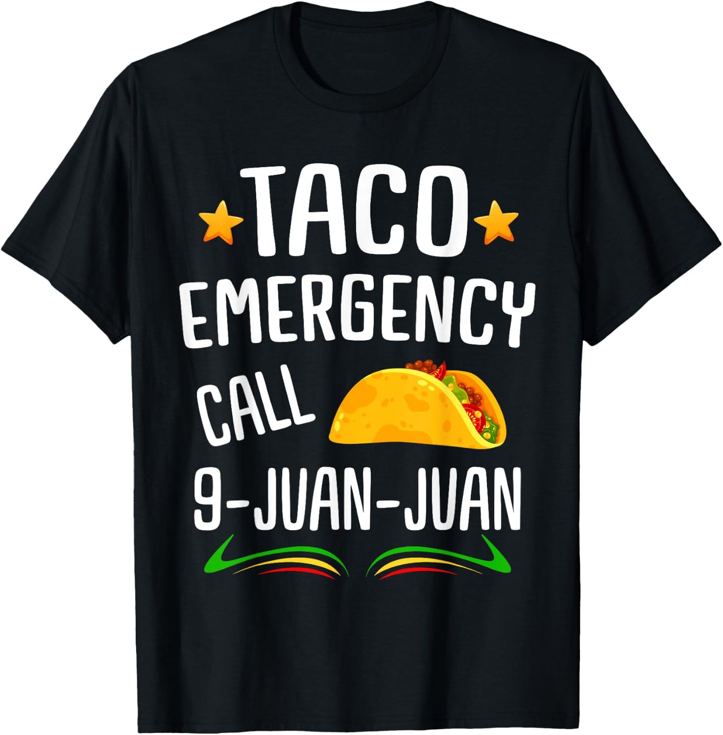 Taco Joke | Mexican Fiesta Cinco de Mayo | & T-Shirt - T-Shirt | Black