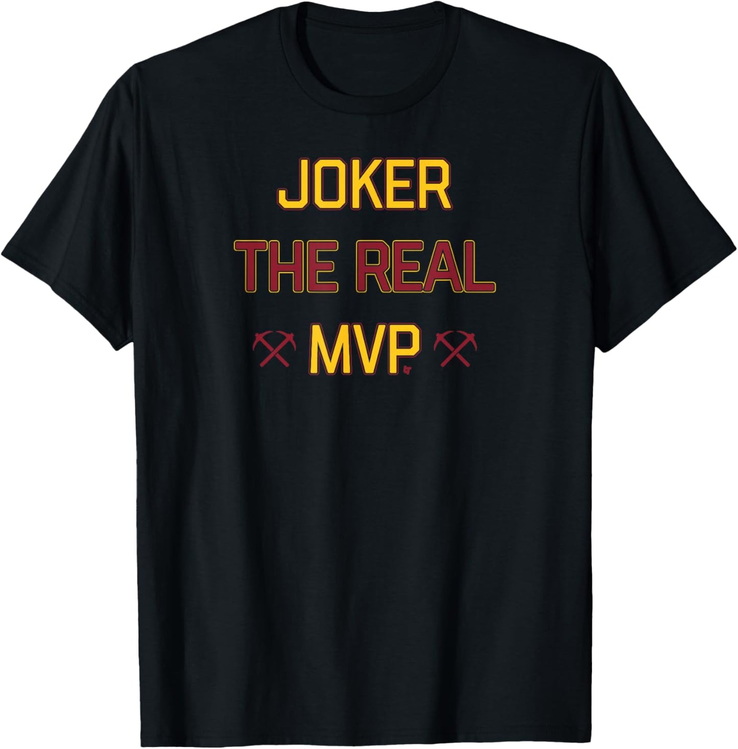 Joker: The Real MVP - Denver Basketball T-Shirt - T-Shirt | Black