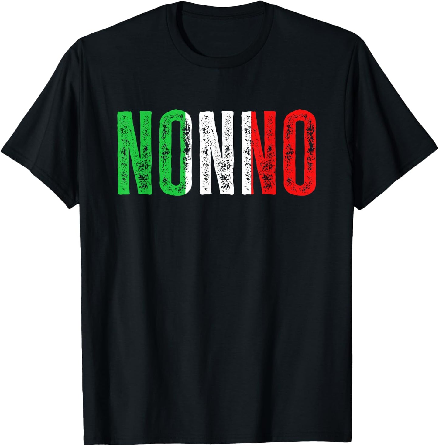 Italian Culture Family Italy Born Nonno T-Shirt - T-Shirt | Black