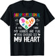 Paraprofessional - When You Think My Hands are Full, See My Heart T-Shirt - T-Shirt | Black