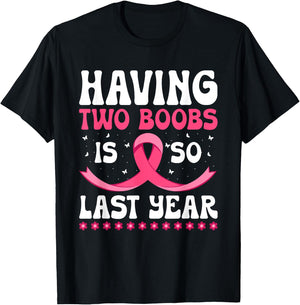 Funny Breast Cancer Design - Mastectomy Recovery T-Shirt - T-Shirt | Black