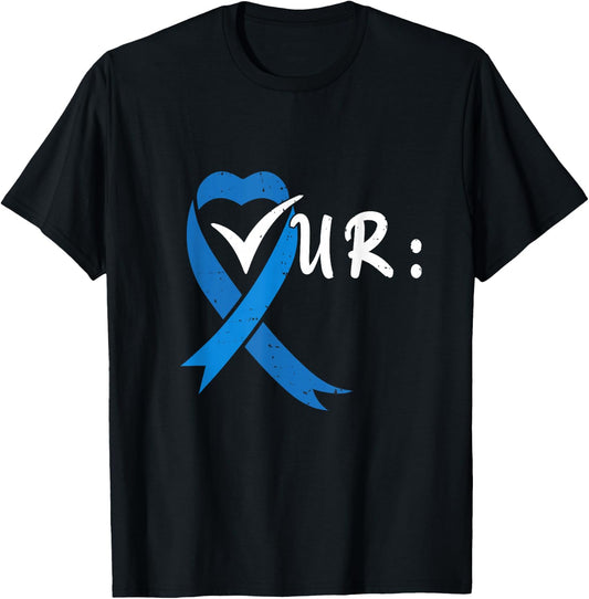 Check Your Colon Colonoscopies Colon Cancer Awareness T-Shirt - T-Shirt | Black