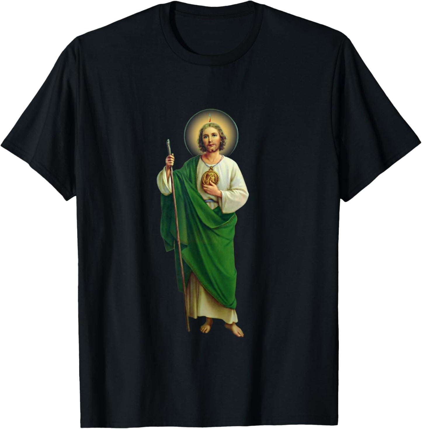 San Judas Tadeo Saint Jude Thaddeus T-Shirt - T-Shirt | Black