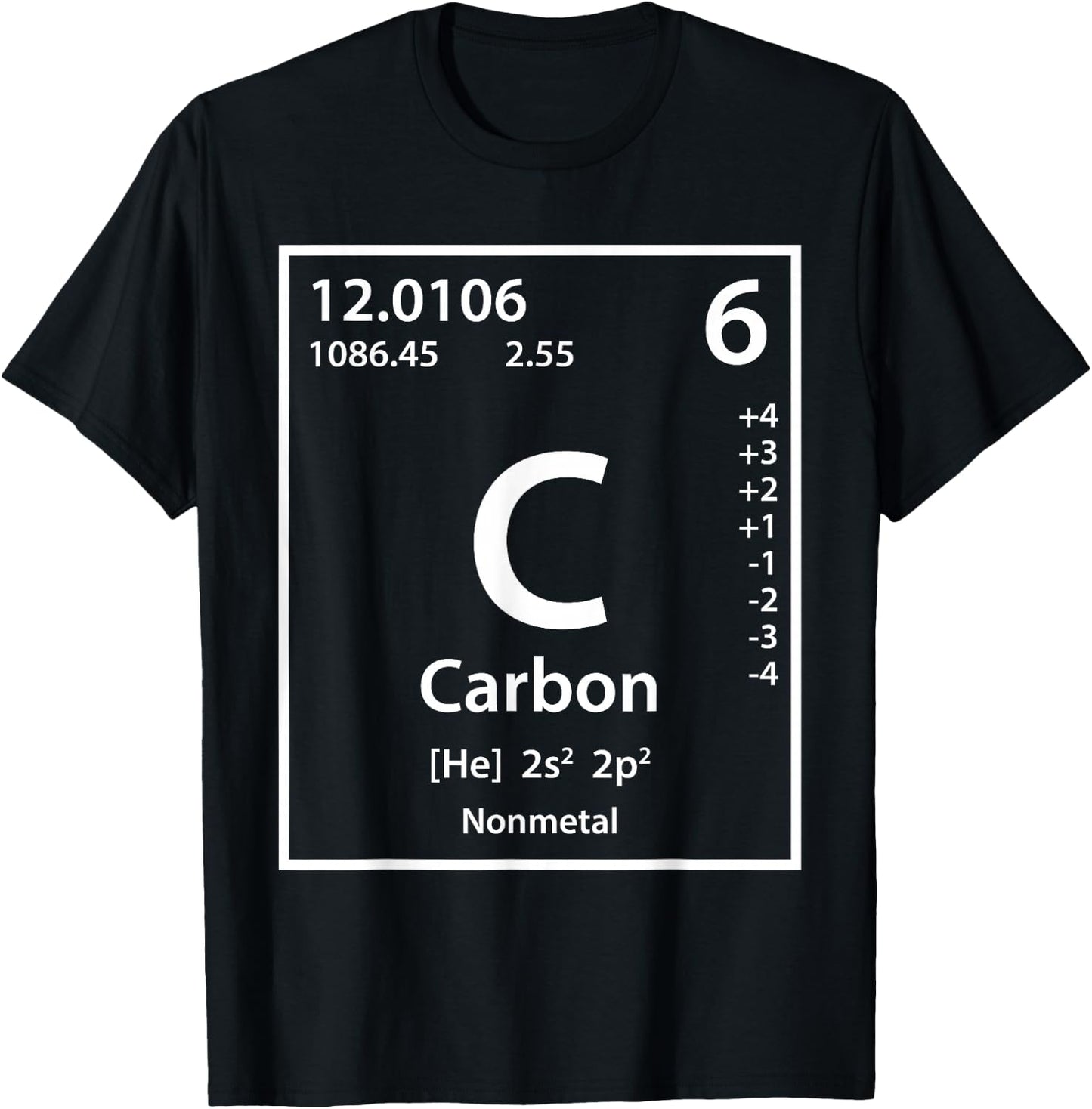 Carbon Element (white) T-Shirt - T-Shirt | Black