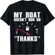 Funny Boat Art Women Boating Watercraft Boat Lovers T-Shirt - T-Shirt | Black