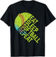 Eat Sleep Softball Repeat Funny Bat & Ball Player Sports Gag T-Shirt - T-Shirt | Black