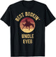 Best Buckin' Uncle Ever Rodeo Cowboy Western Bucking Horse T-Shirt - T-Shirt | Black