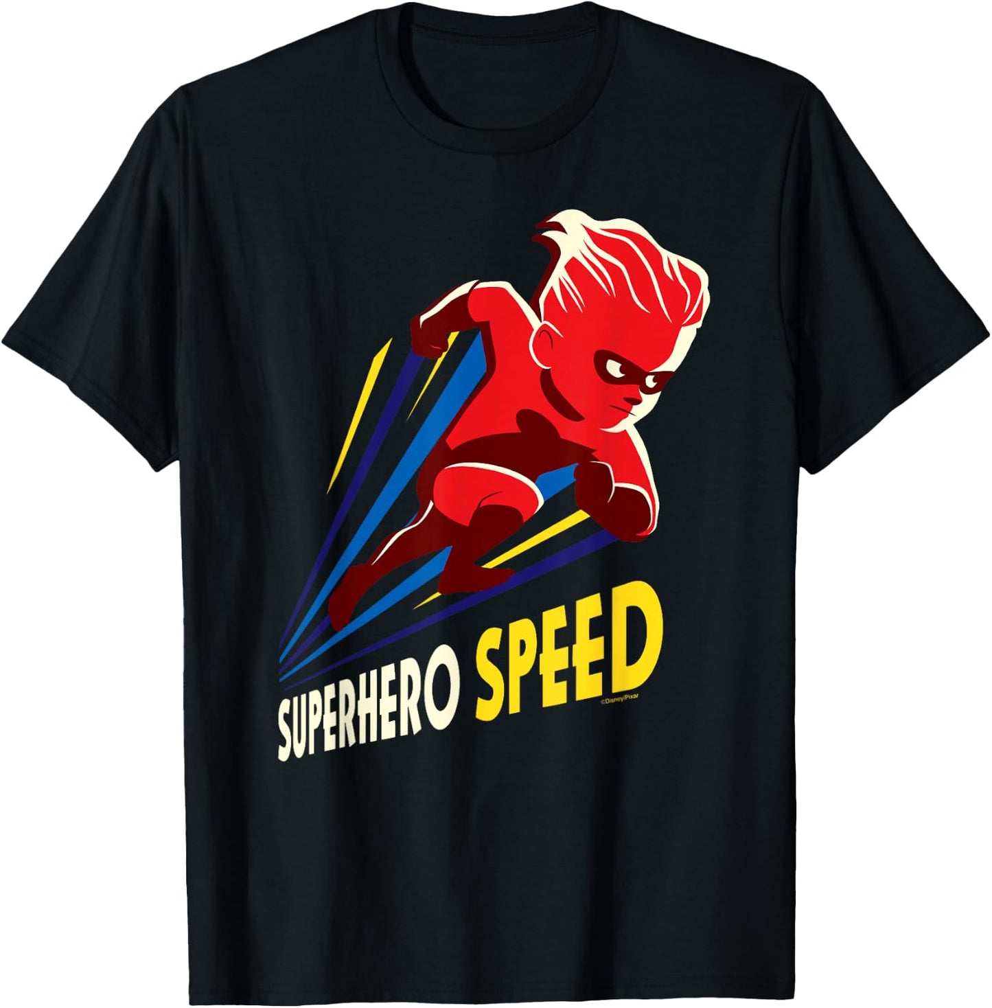 Disney and Pixar’s The Incredibles Dash Superhero Speed Race T-Shirt - T-Shirt | Black