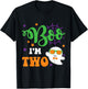 Boo I'm 2 Two Yr 2nd Birthday ghost halloween costume kids T-Shirt - T-Shirt | Black