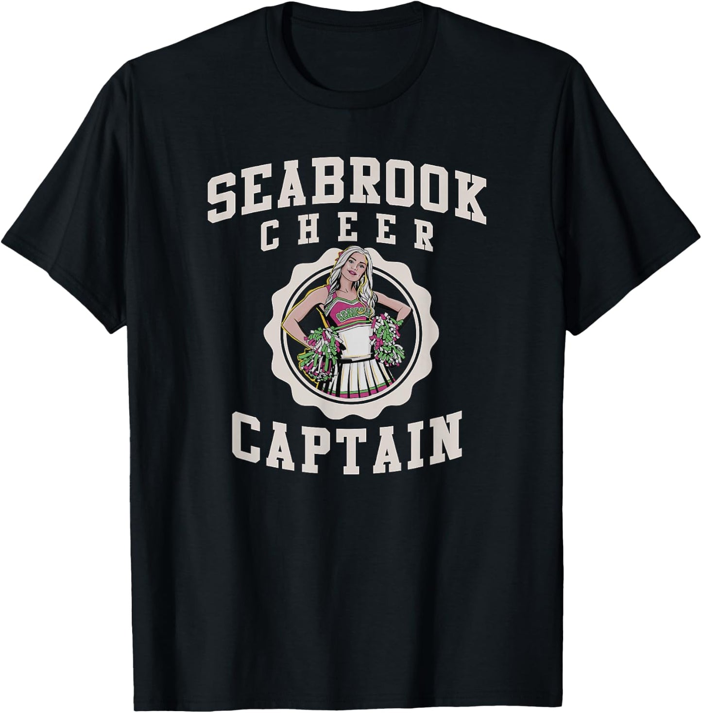 Disney Zombies Addison Cheer Captain T-Shirt - T-Shirt | Black