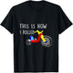 Nostalgic Big Tricycle Wheel This is How I Rolled 70s 80s T-Shirt - T-Shirt | Black