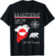 Greenland Arctic Circle - Kalaallit Nunaat Flag T-Shirt - T-Shirt | Black