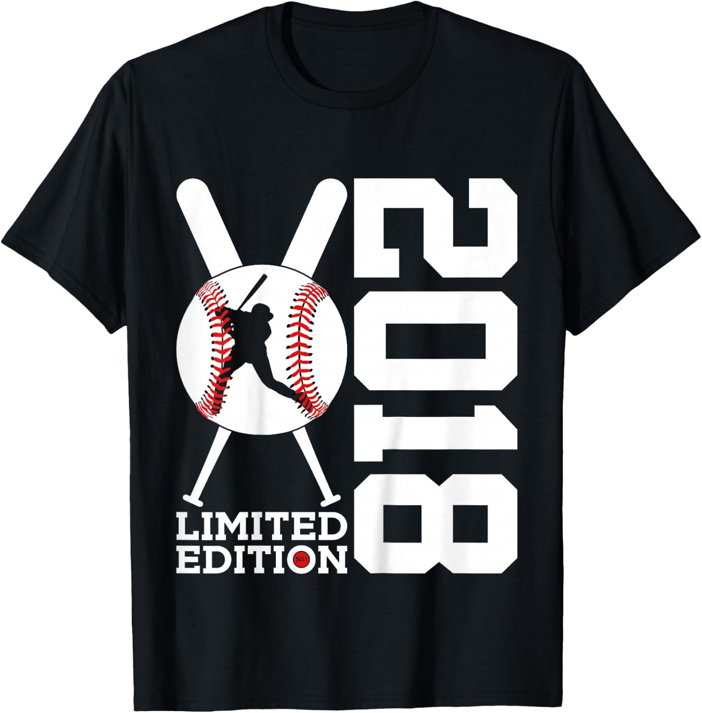 7th BIRTHDAY BASEBALL LIMITED EDITION 2018 T-Shirt - T-Shirt | Black