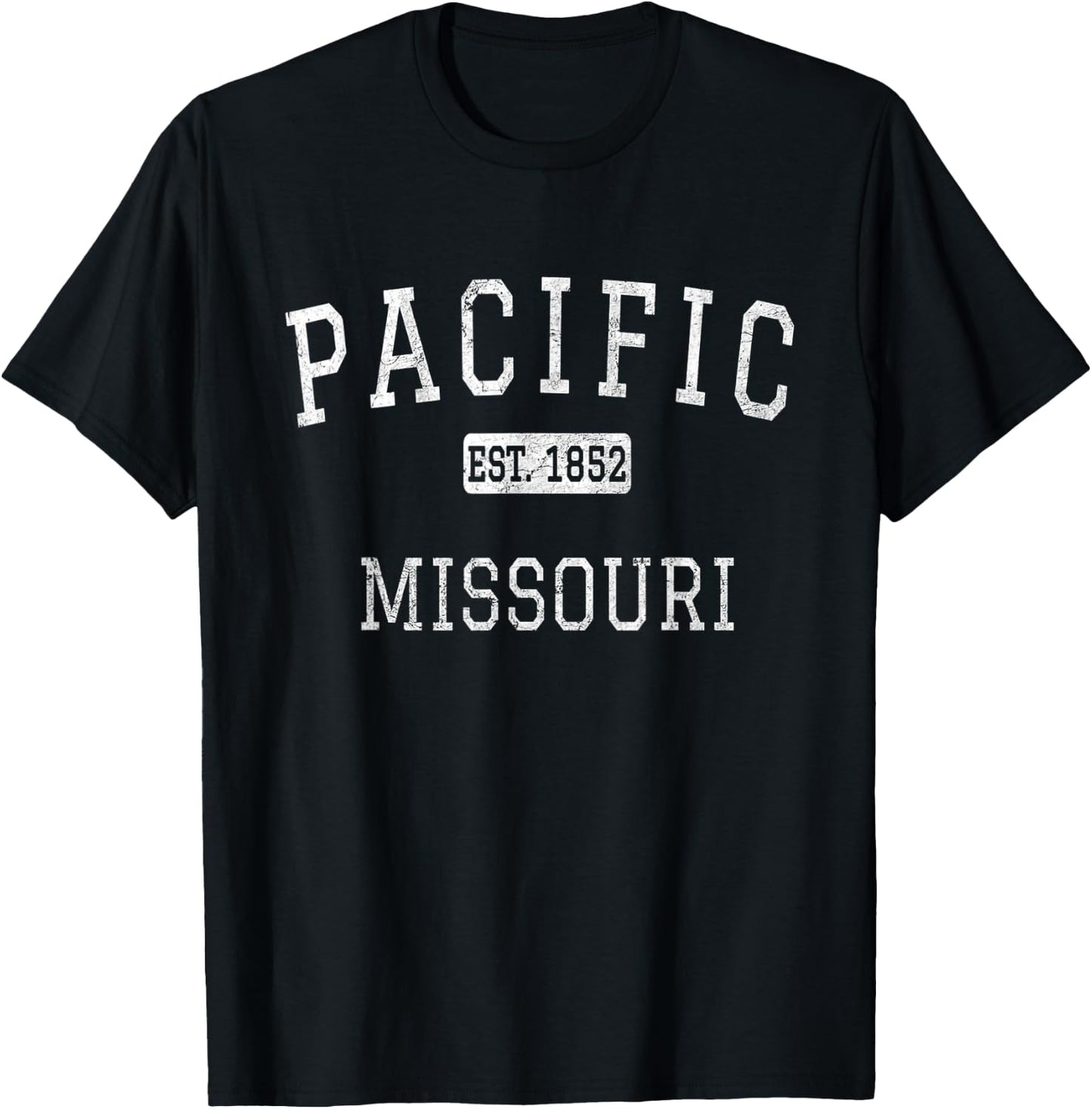 Pacific Missouri MO Vintage T-Shirt - T-Shirt | Black