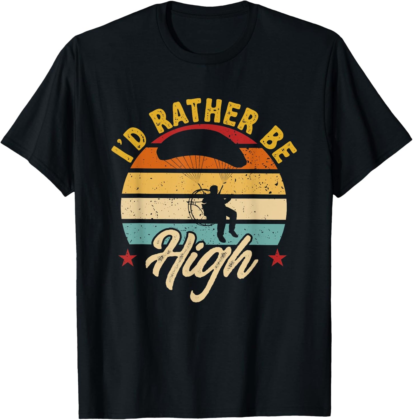 Paramotoring Powered Paraglider PPG Paramotor T-Shirt - T-Shirt | Black