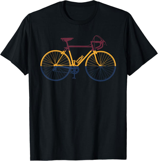 Vintage Cycling Funny Classic Bicycle Bicycling Lover Outfit T-Shirt - T-Shirt | Black