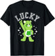 Care Bears: Unlock the Magic Good Luck Bear Lucky Collegiate T-Shirt - T-Shirt | Black