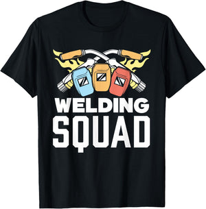 Welding Squad Lover Welder Weld Hobby Welding T-Shirt - T-Shirt | Black