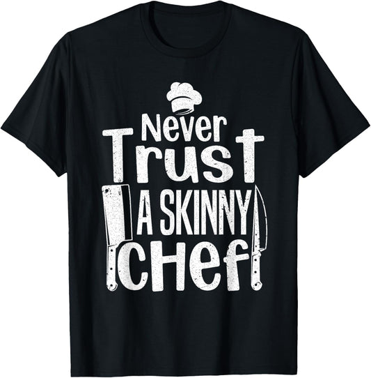 Funny Chef Design Women Culinary Chef Cook Cooking T-Shirt - T-Shirt | Black