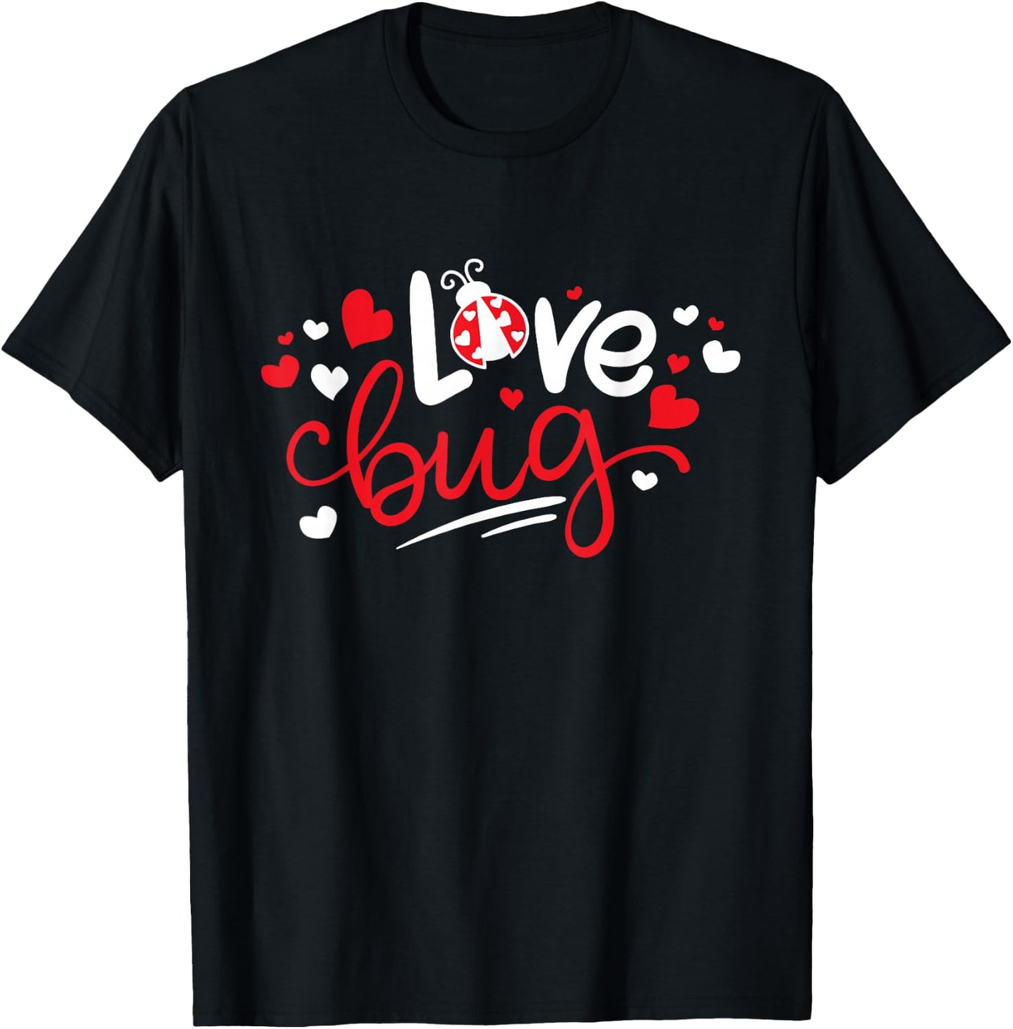Love Bug Valentine's Day T-Shirt - T-Shirt | Black