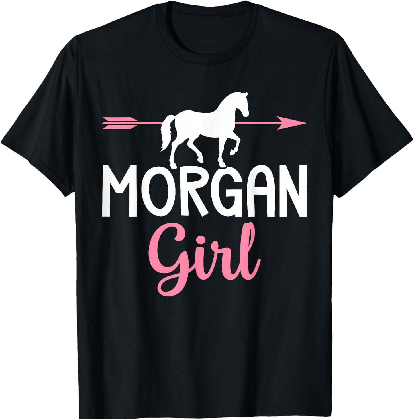Morgan Girl Morgan Horse Girl Horses Lover T-Shirt - T-Shirt | Black