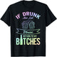 Funny Drinking If Drunk And Lost Please Return To My Bitches T-Shirt - T-Shirt | Black