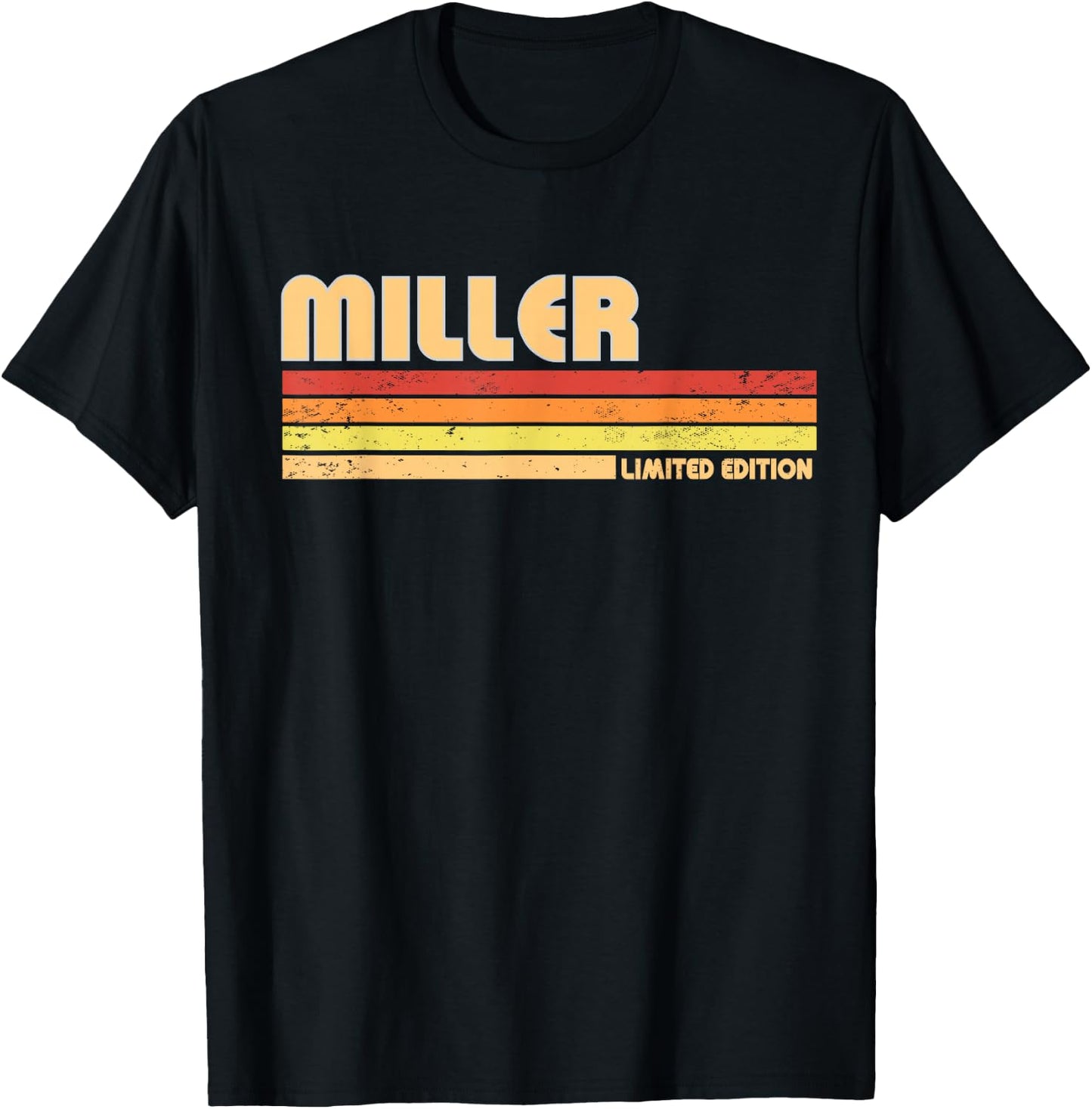 MILLER Funny Personalized Title Profession Birthday Idea T-Shirt - T-Shirt | Black